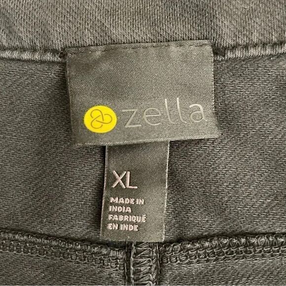 Zella Shorts Mens Black Comfort Workout Athleisure Zip Closure Organic SZ XL - Picture 11 of 12